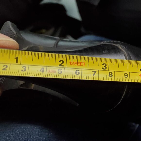 Black leather booties - Picture 5 of 7